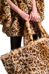 Animal Print Faux Fur Bag