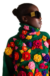 Hand Knit Turtle Neck Wool Jumper