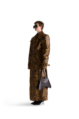 Tailored Animal Print Leather Shirt