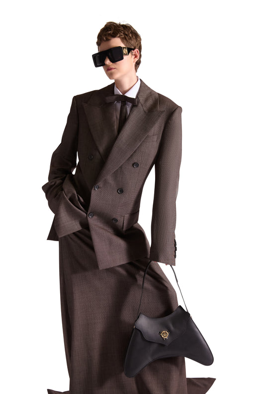 Tailored Wool Tail Skirt