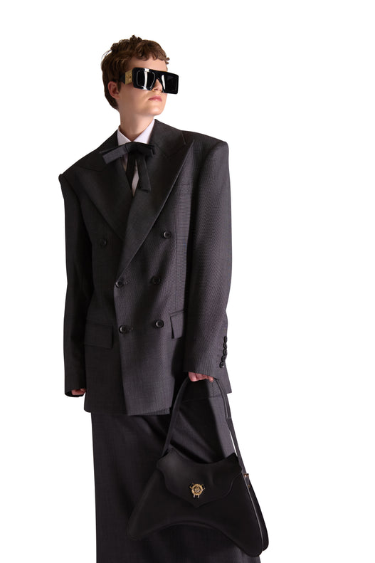 Tailored Wool Tail Skirt