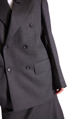 Tailored Wool Tail Skirt