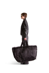 Tailored Leather Flared Trousers