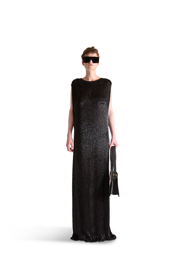 Hand Embroidered Katdana Evening Dress
