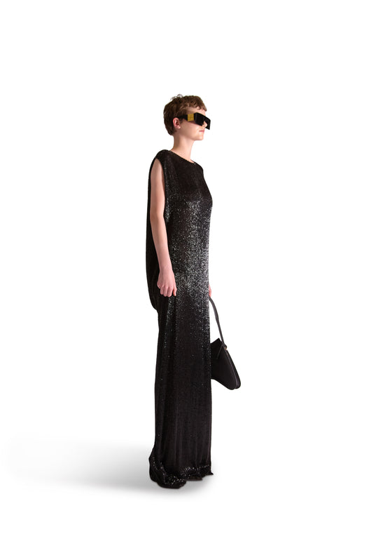 Hand Embroidered Katdana Evening Dress