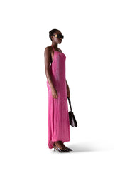 Hand Embroidered Beaded Evening Dress