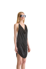 Hand Embroidered Short Evening Dress