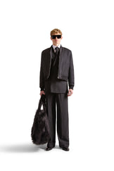 Tailored Pinstripe Wool Tie