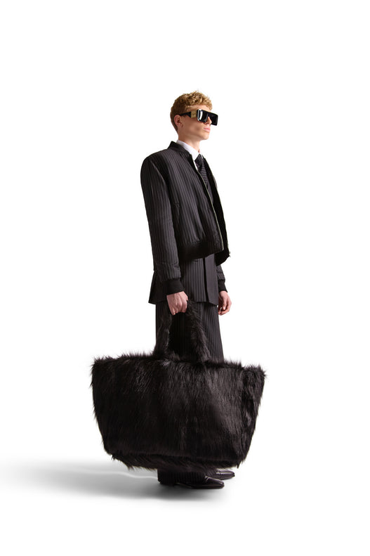 Tailored Pinstripe Wool Tie