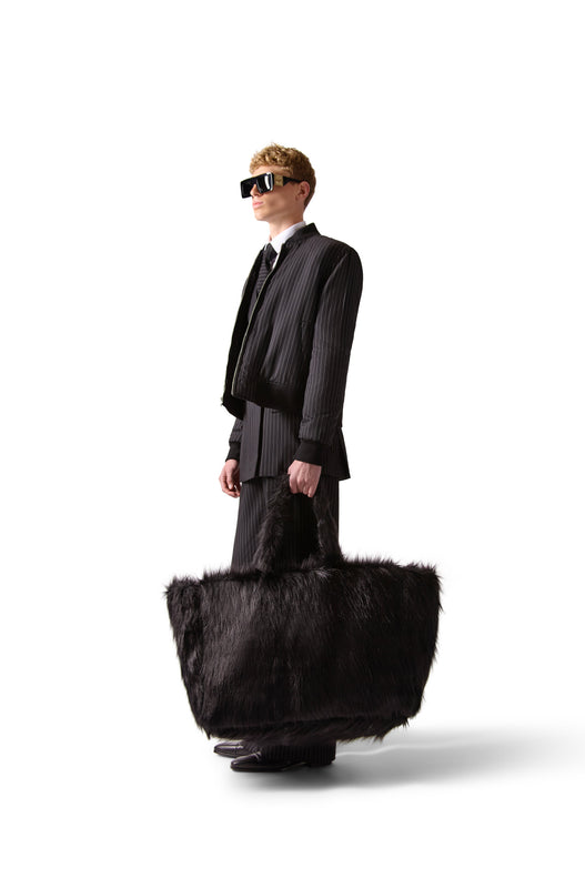 Tailored Pinstripe Wool Tie