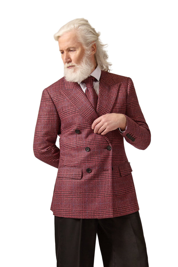 Tailored Check Wool Tie