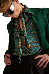 Exclusive Monogram Twill Silk Scarf