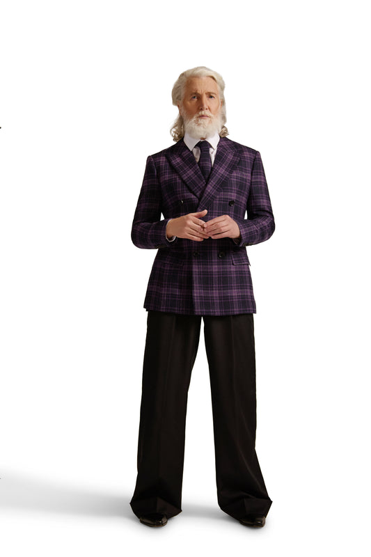 Tailored Check Wool Tie