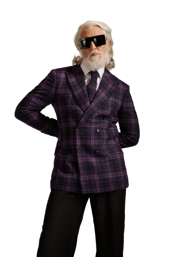 Tailored Check Wool Tie