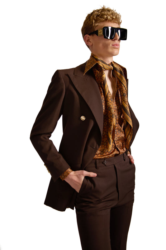 Exclusive Monogram Twill Silk Scarf