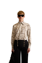 Tailored Wool Button Trousers
