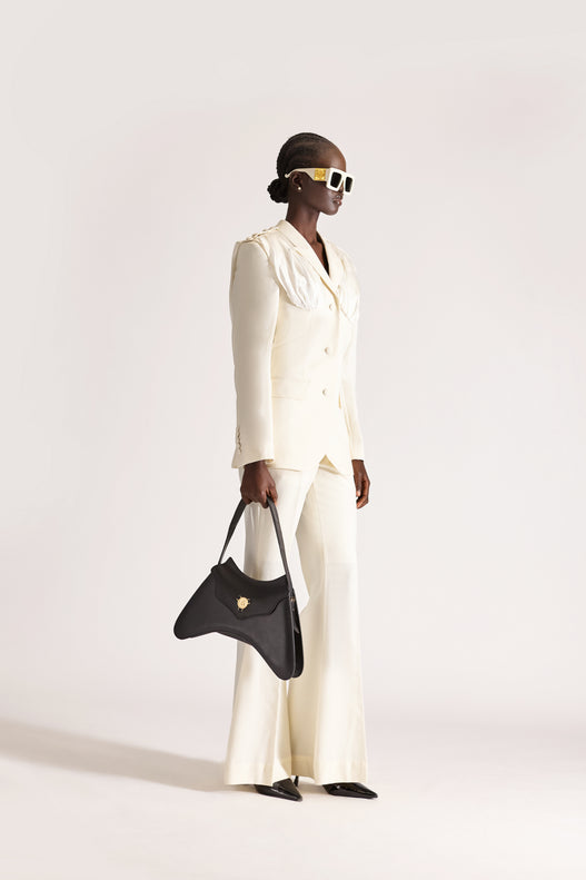 Tailored Single Breasted Wool Blazer & Trouser