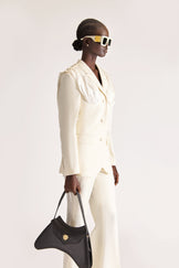 Tailored Single Breasted Wool Blazer & Trouser