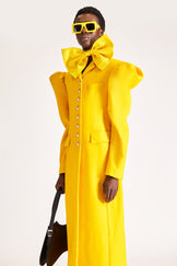 Tailored Single Breasted Wool Long coat