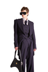 Tailored Pinstripe Tailcoat Wool & Cashmere Suit