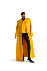 Shirt Collar Double Breasted Wool Jacket