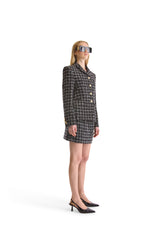 Tailored Tweed Short Skirt
