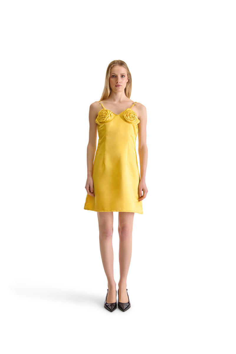 Satin Short Slip Dress