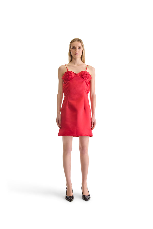 Satin Short Slip Dress