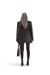 Shawl Lapel Double Breasted Wool Blazer