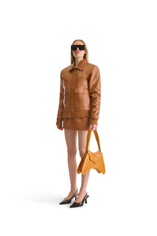 Leather Small Shoulder Bag