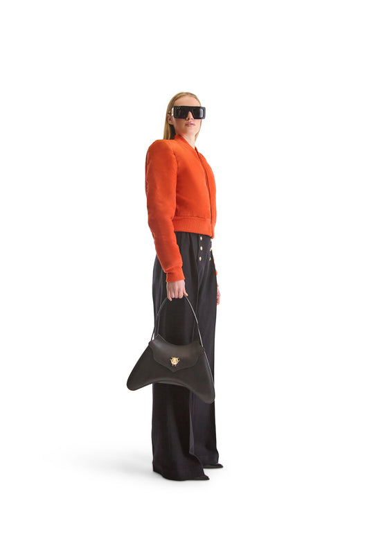Tailored Wool Button Trouser