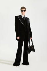 Tailored Single Breasted Velvet Suit