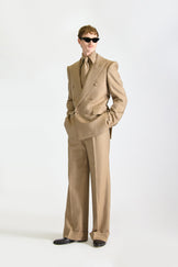 Tailored Double Breasted Wool Suit