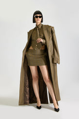 Tailored Check Wool Set & Overcoat