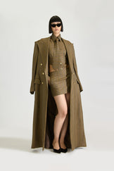 Tailored Check Wool Set & Overcoat