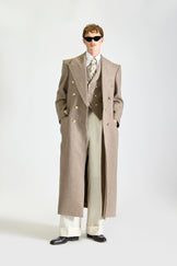 Tailored Wool Suit & Overcoat