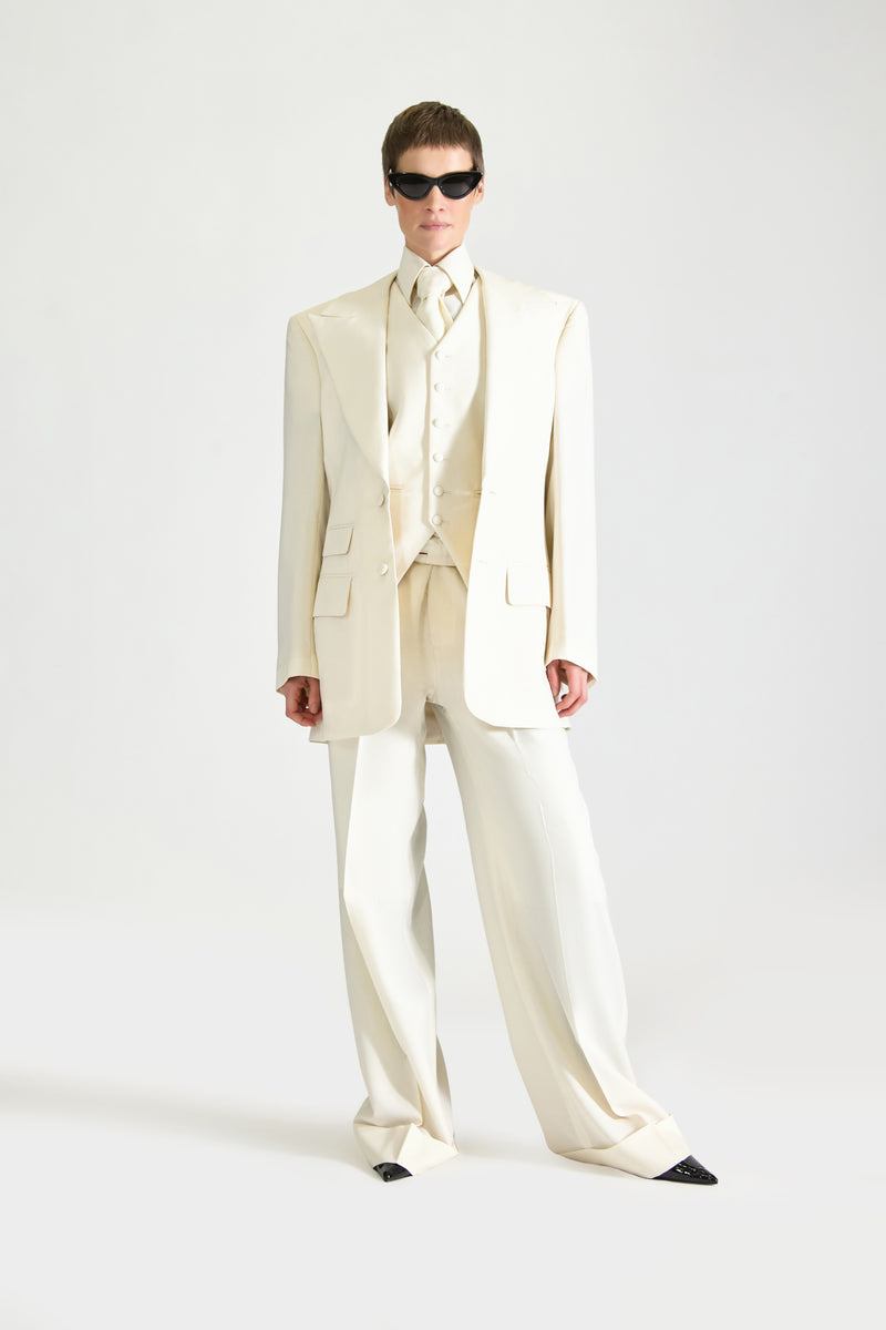 Tailored Single Breasted Wool Suit