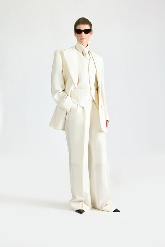 Tailored Single Breasted Wool Suit