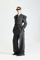 Tailored Double Breasted Wool Suit