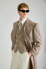 Tailored Wool Suit & Overcoat