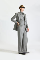 Tailored Single Breasted Wool Suit