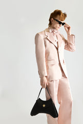 Tailored Single Breasted Satin Suit
