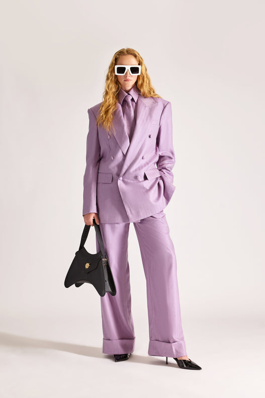 Tailored Cashmere Wool Suit