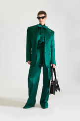 Tailored Single Breasted Satin Suit