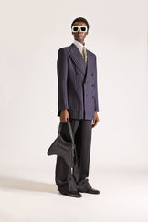 Tailored Doubled Breasted pinstripe Wool Suit