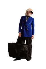 Peak Lapel Double Breasted Velvet Blazer