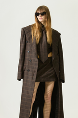 Tailored Check Wool Set & Overcoat
