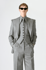Tailored Single Breasted Wool Suit