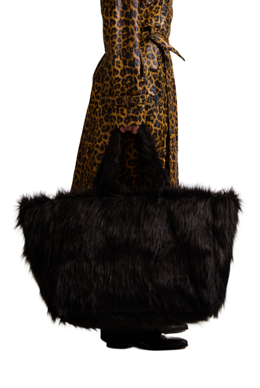 Large Faux Fur Bag