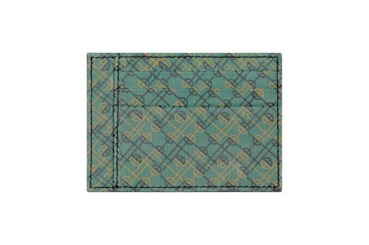 LEATHER MONOGRAM CARD HOLDER